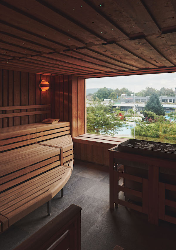 THERME ZURZACH Bohrturmsauna Panorama